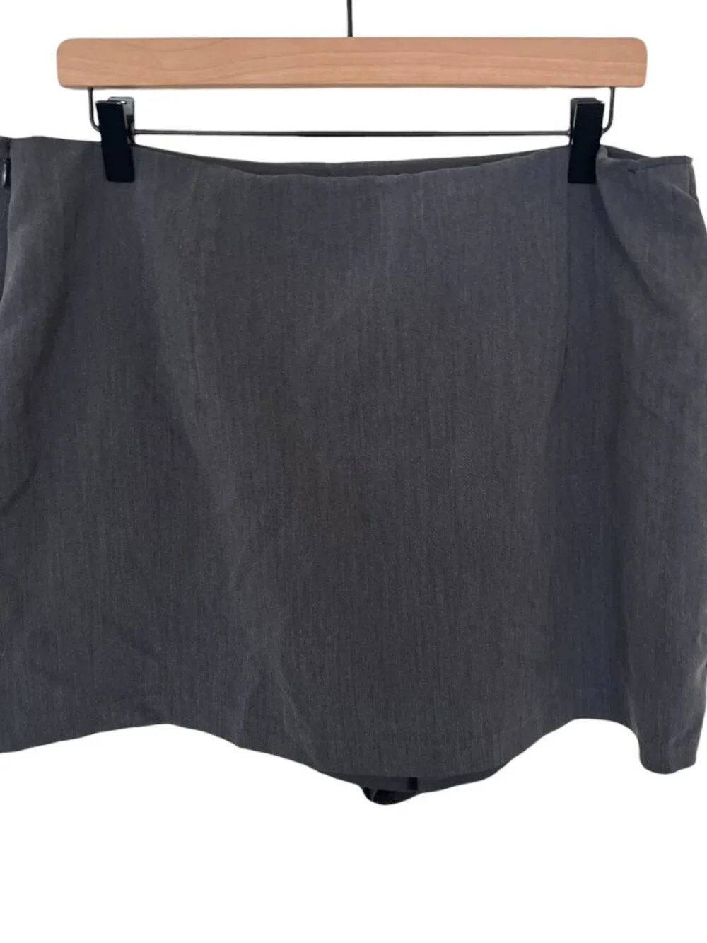Abercrombie & Fitch Dark Gray Scarlett Mini Skort Skirt
